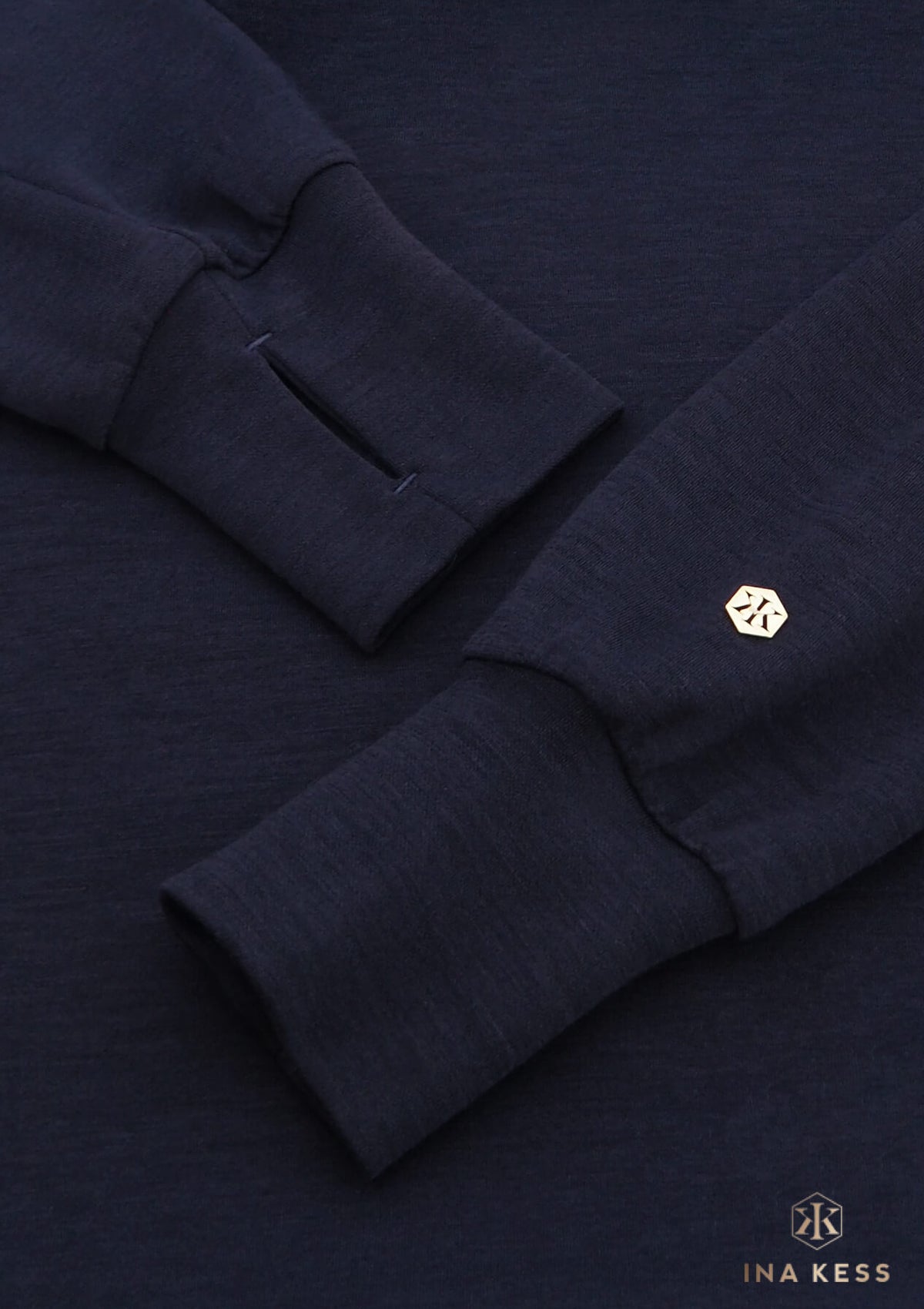 MERINO Turtleneck Sweater blu notte